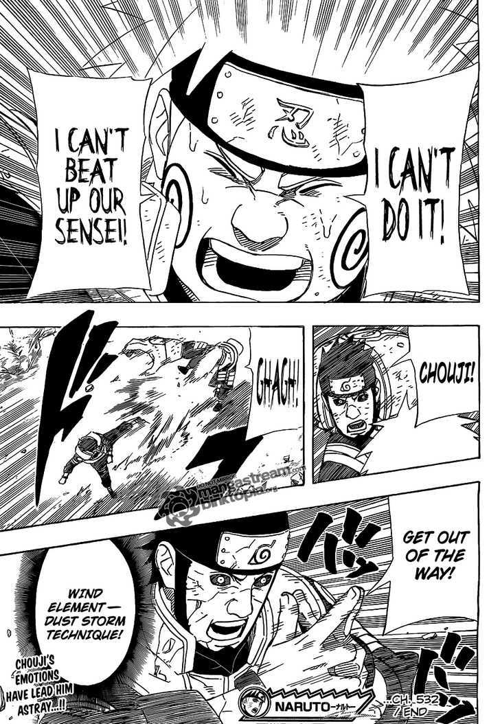 Naruto chapter 532 page 17