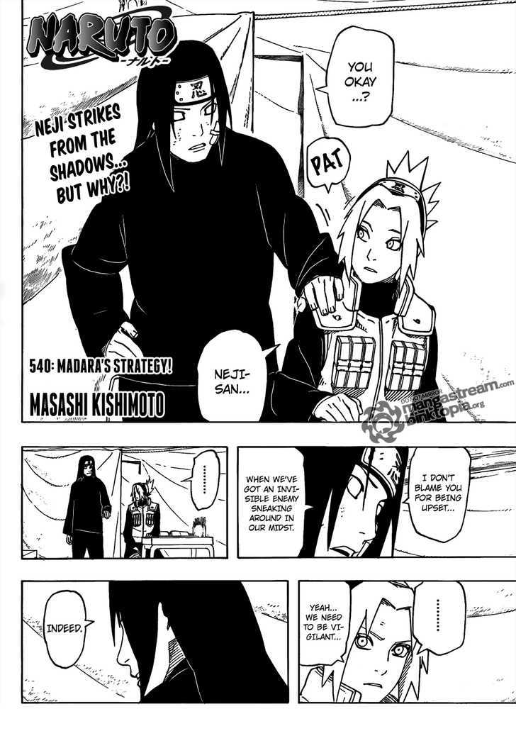 Naruto chapter 540 page 3
