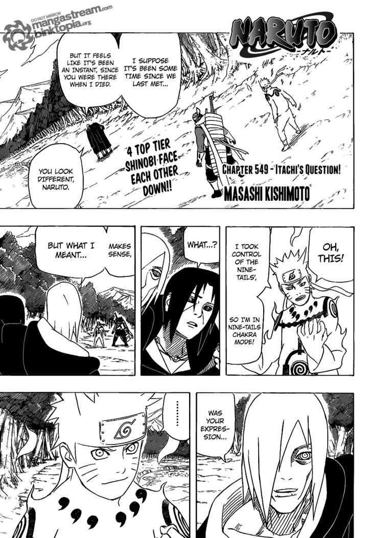 Naruto chapter 549 page 1