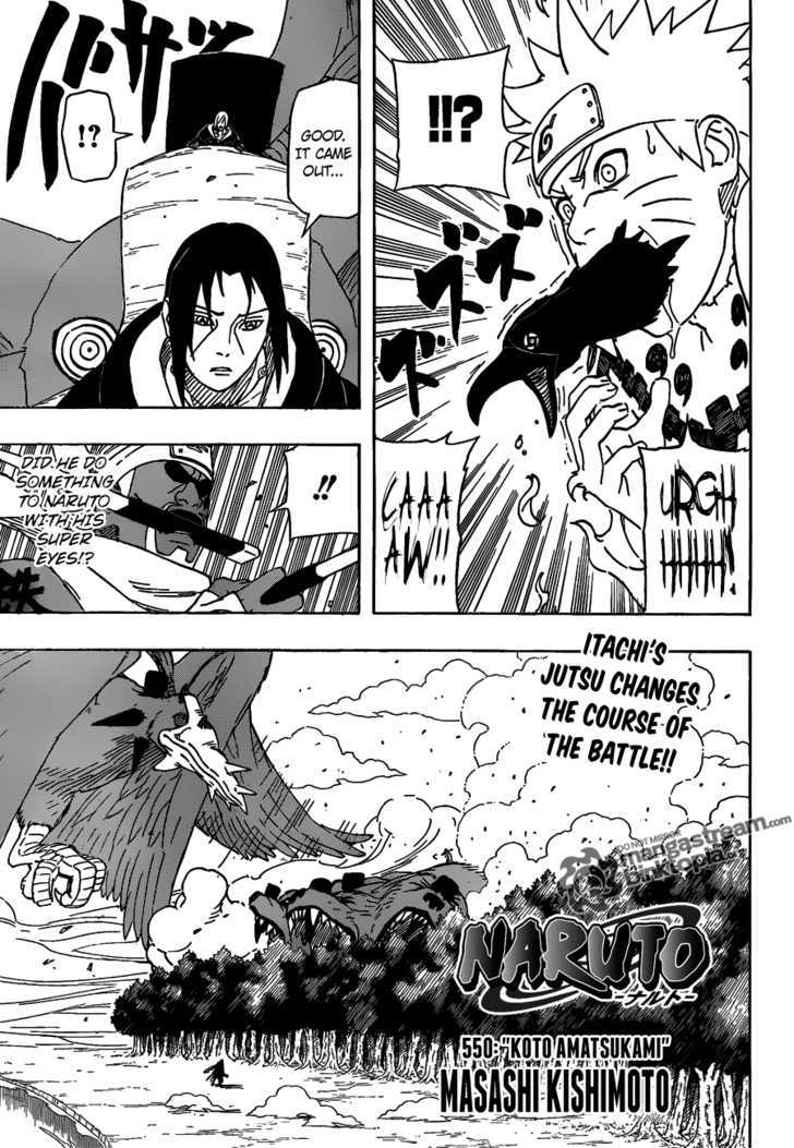 Naruto chapter 550 page 1