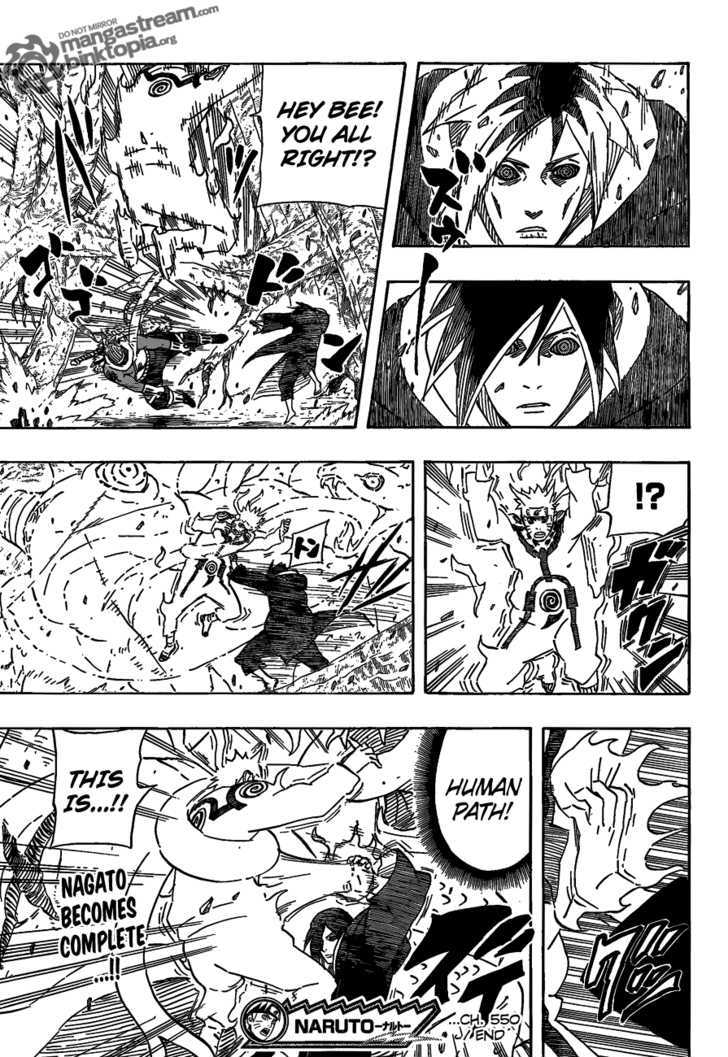 Naruto chapter 550 page 18