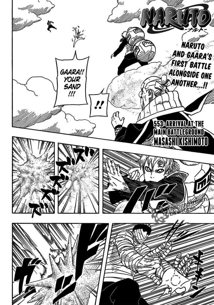 Naruto chapter 553 page 3