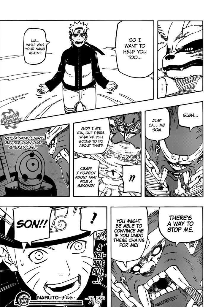 Naruto chapter 568 page 17