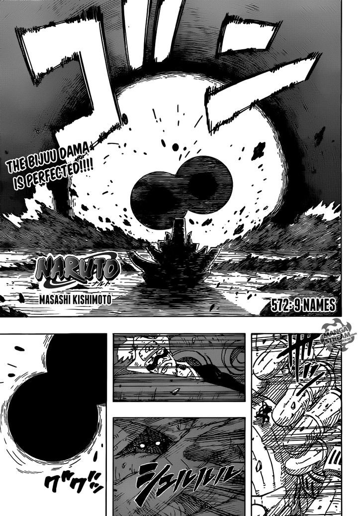 Naruto chapter 572 page 1