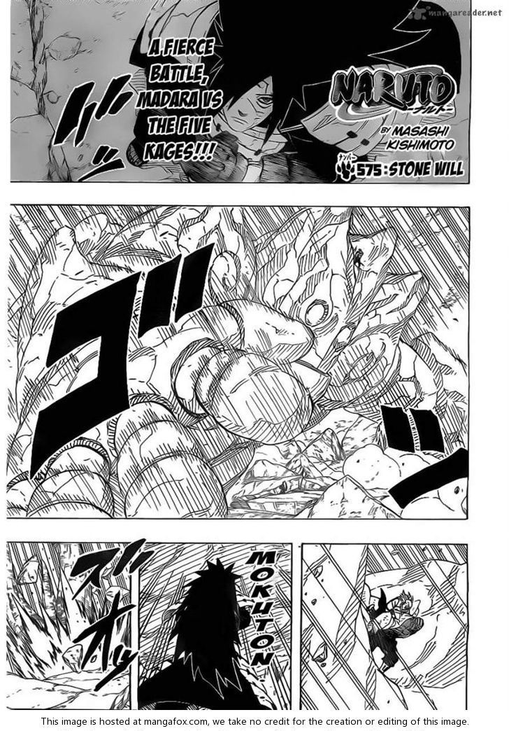 Naruto chapter 575 page 1