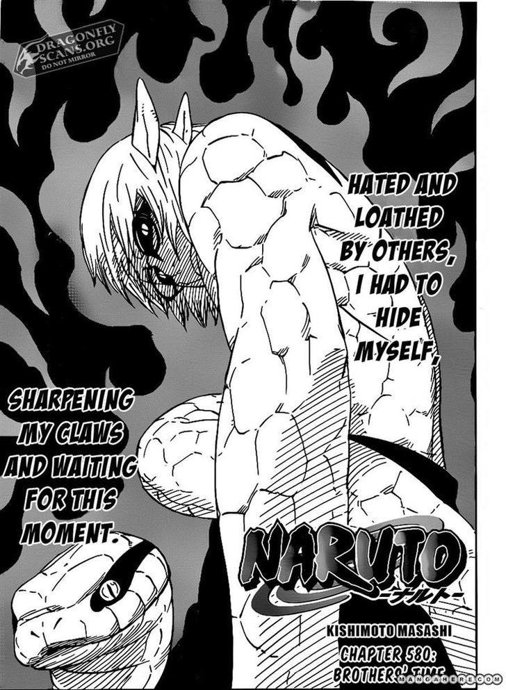 Naruto chapter 580 page 1