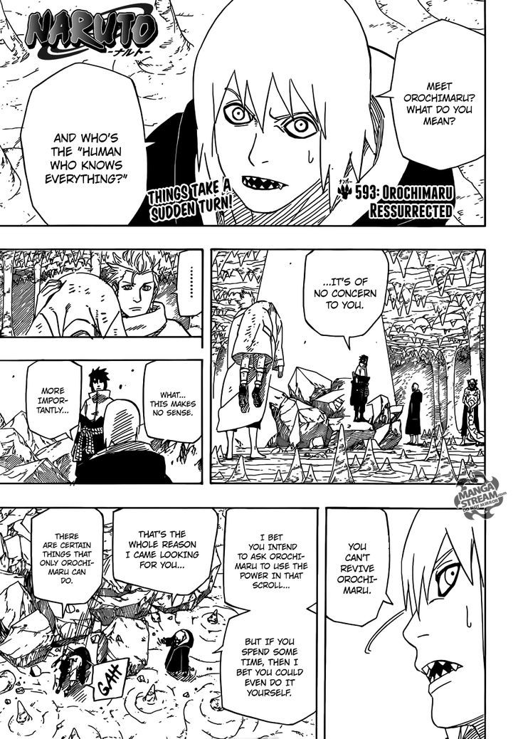 Naruto chapter 593 page 1