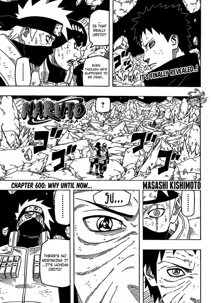 Naruto chapter 600 page 1