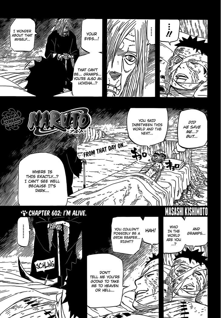 Naruto chapter 602 page 1