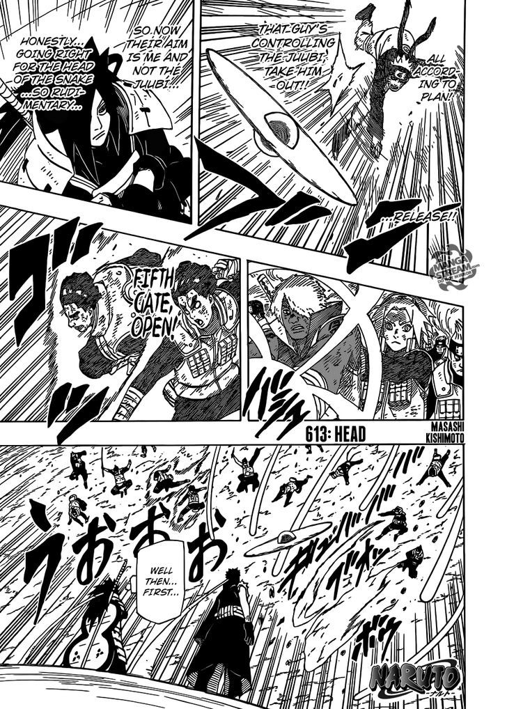 Naruto chapter 613 page 1