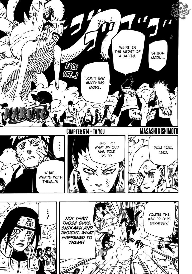 Naruto chapter 614 page 1