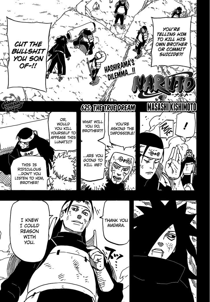 Naruto chapter 625 page 1