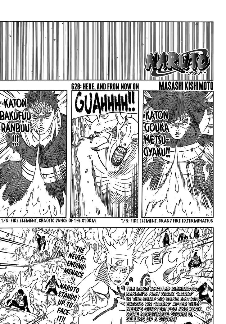 Naruto chapter 628 page 2