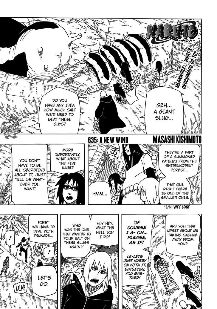 Naruto chapter 635 page 1
