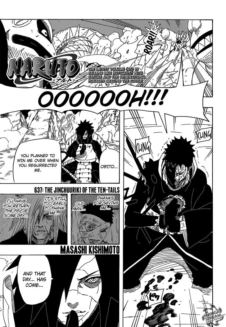Naruto chapter 637 page 1