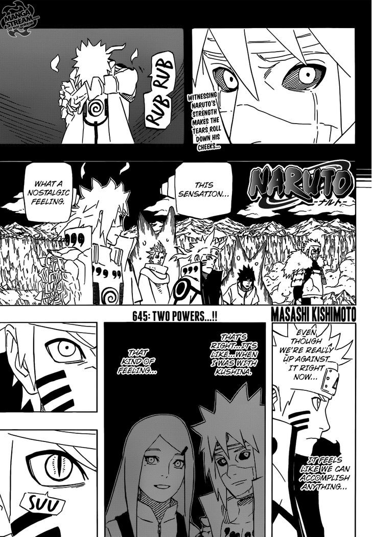Naruto chapter 645 page 1