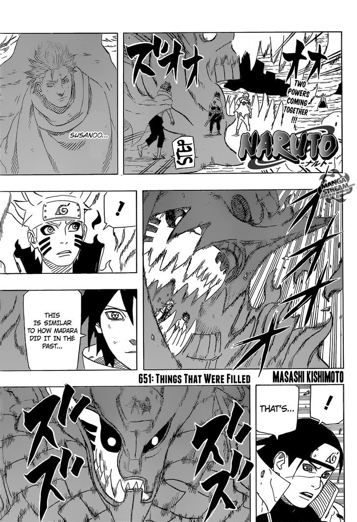 Naruto chapter 651 page 1