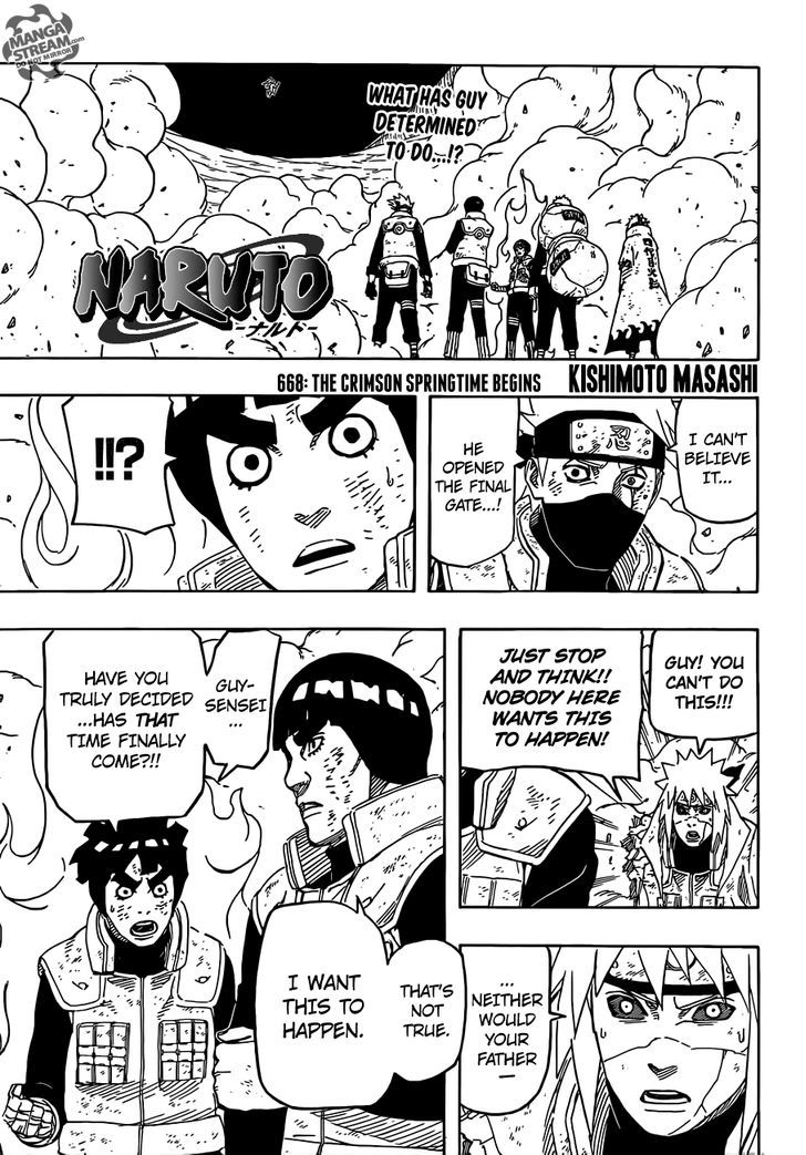Naruto chapter 668 page 1