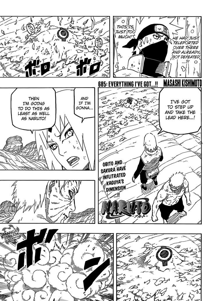 Naruto chapter 685 page 1