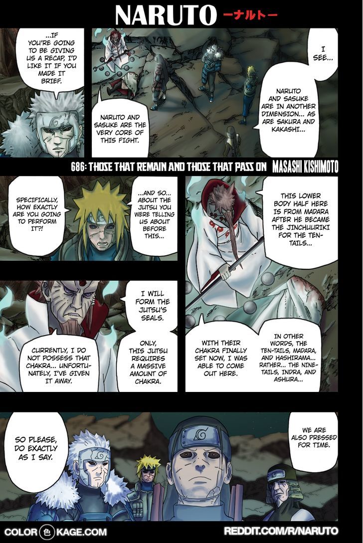 Naruto chapter 686.1 page 2