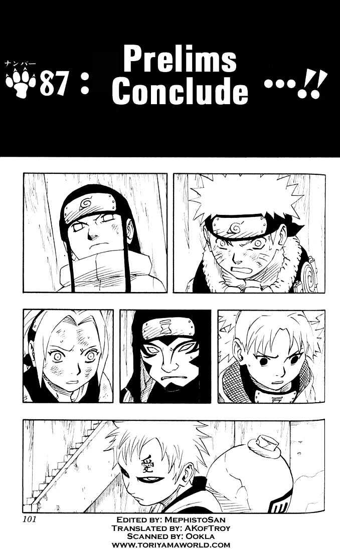 Naruto chapter 87 page 2