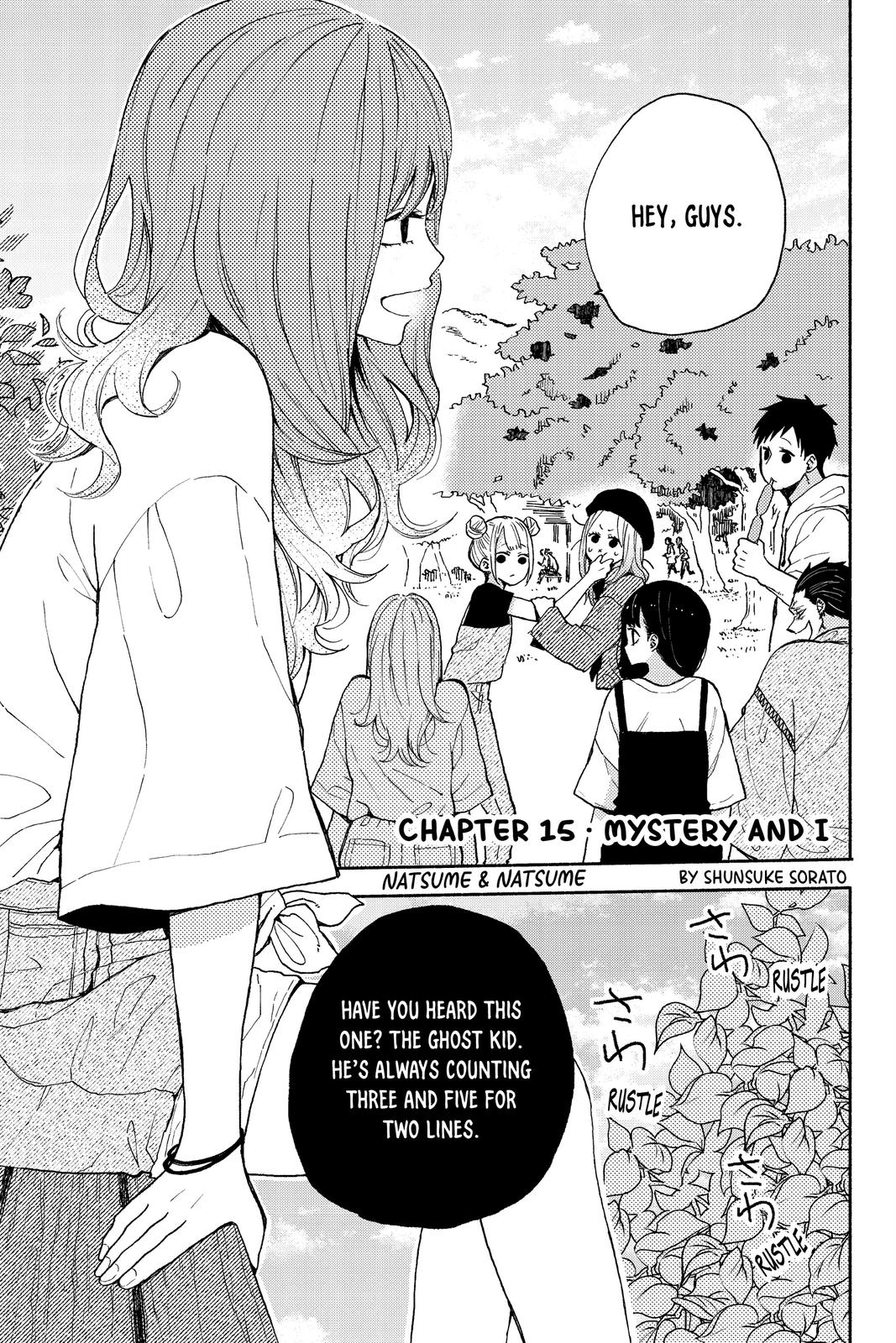 Natsume and Natsume chapter 15 page 1
