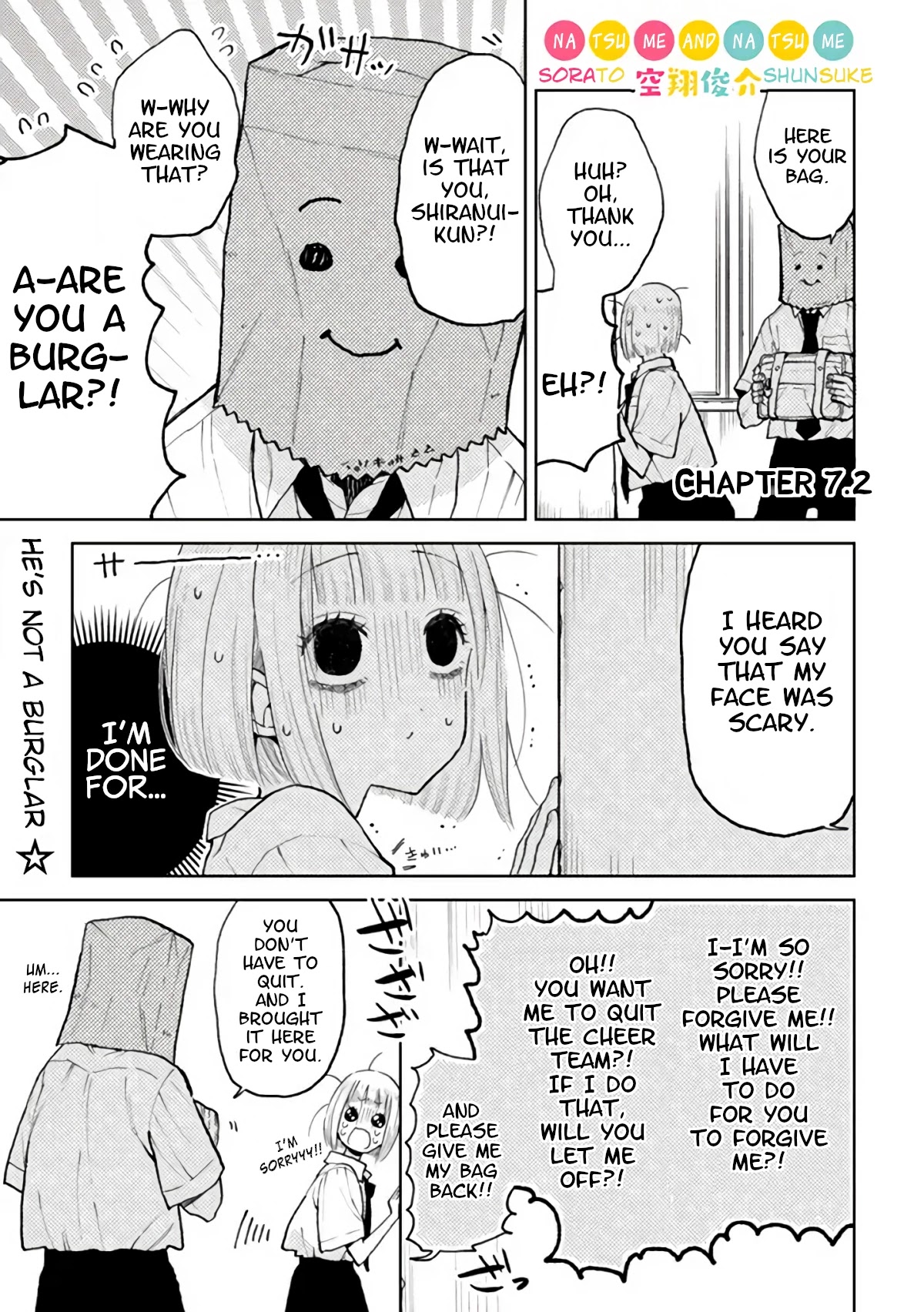 Natsume and Natsume chapter 7.2 page 1