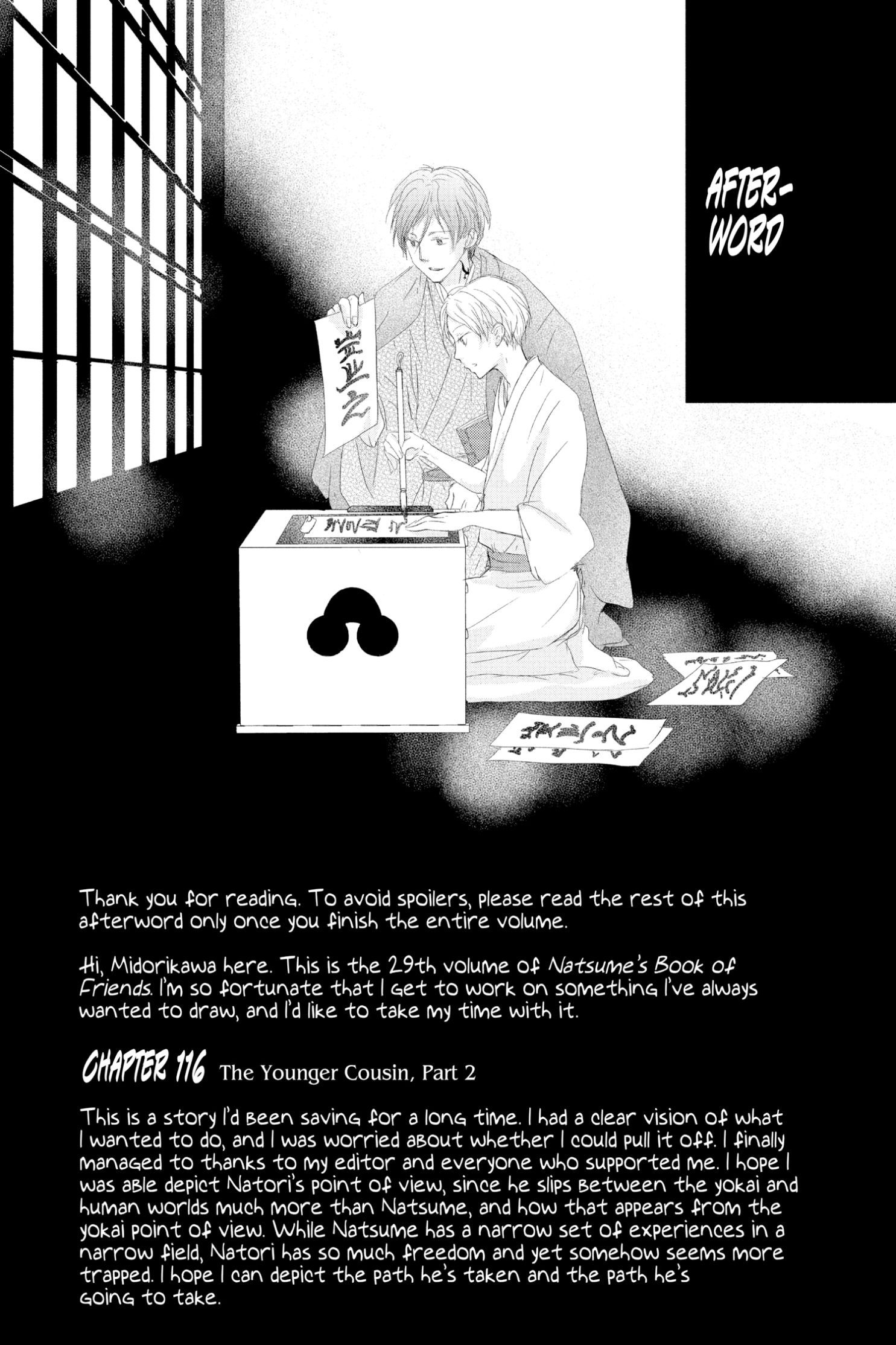 Natsume Yuujinchou chapter 119 page 41