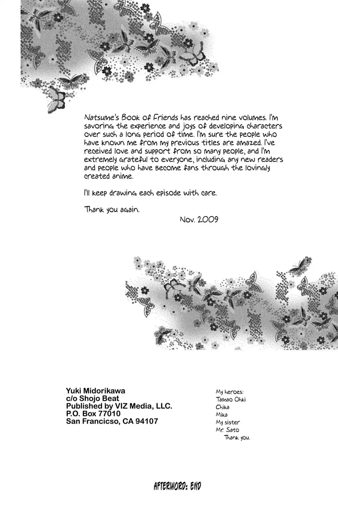 Natsume Yuujinchou chapter 36.6 page 6