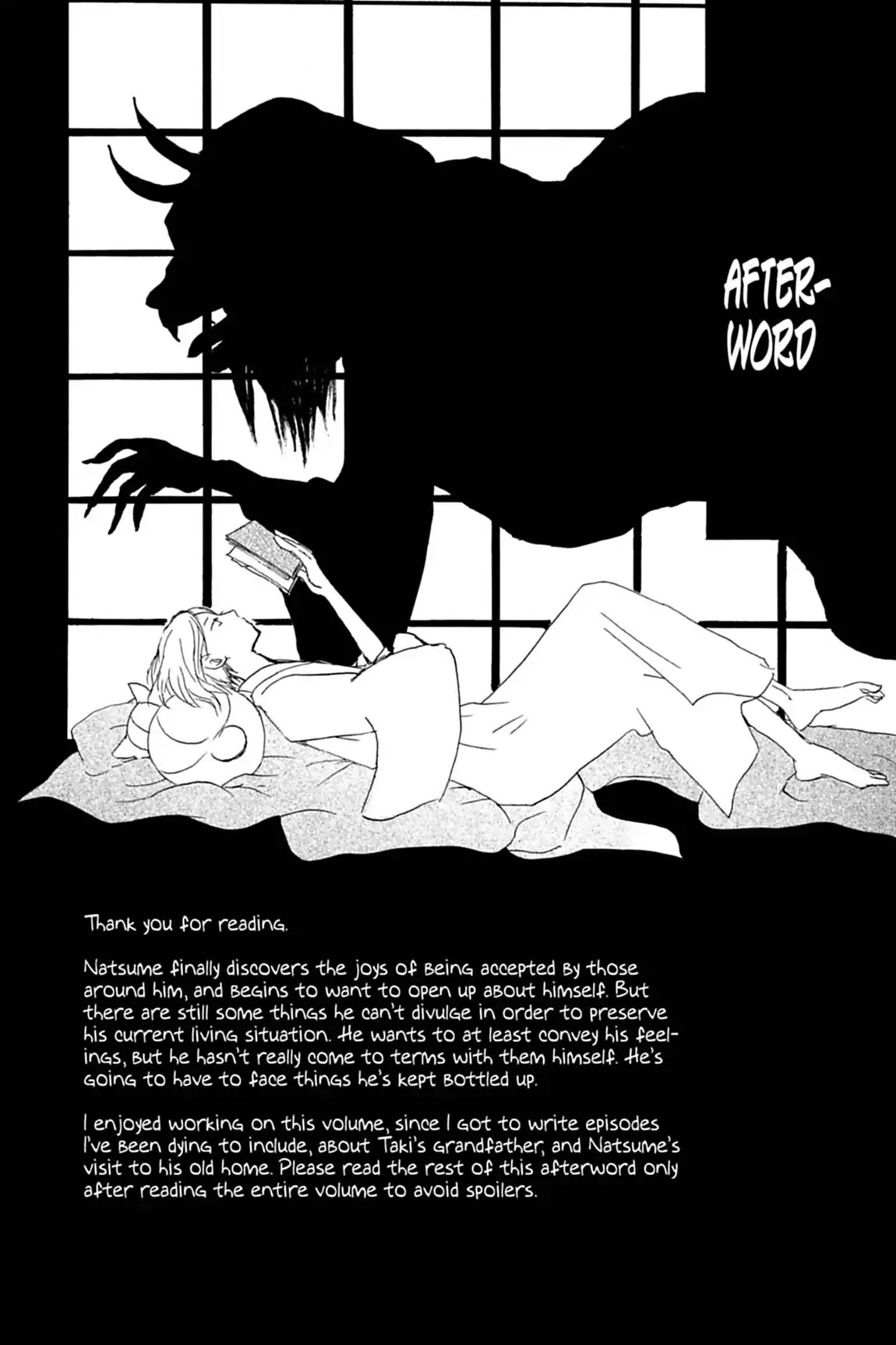 Natsume Yuujinchou chapter 46.5 page 1