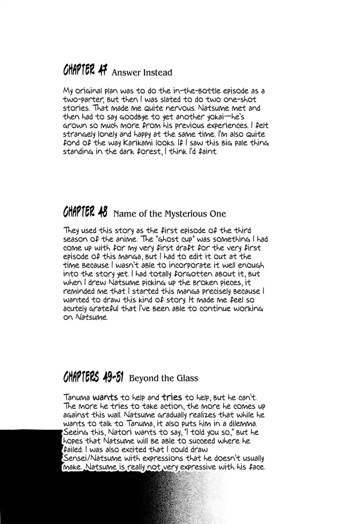 Natsume Yuujinchou chapter 51.5 page 2