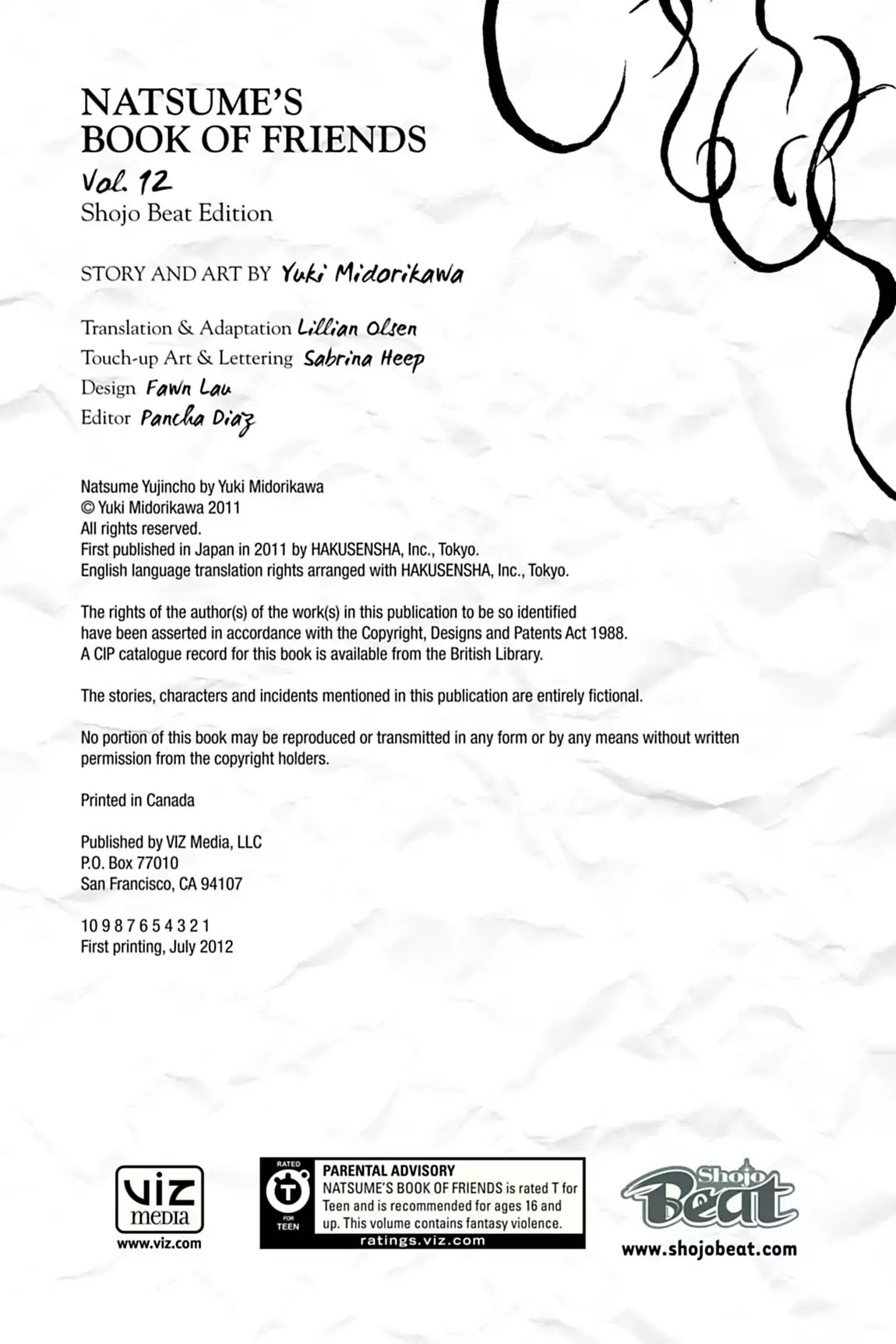 Natsume Yuujinchou chapter 51.6 page 3