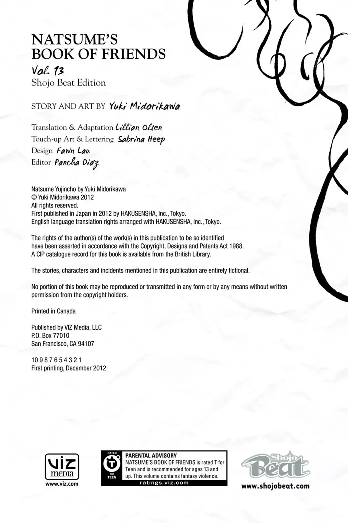 Natsume Yuujinchou chapter 54.8 page 3