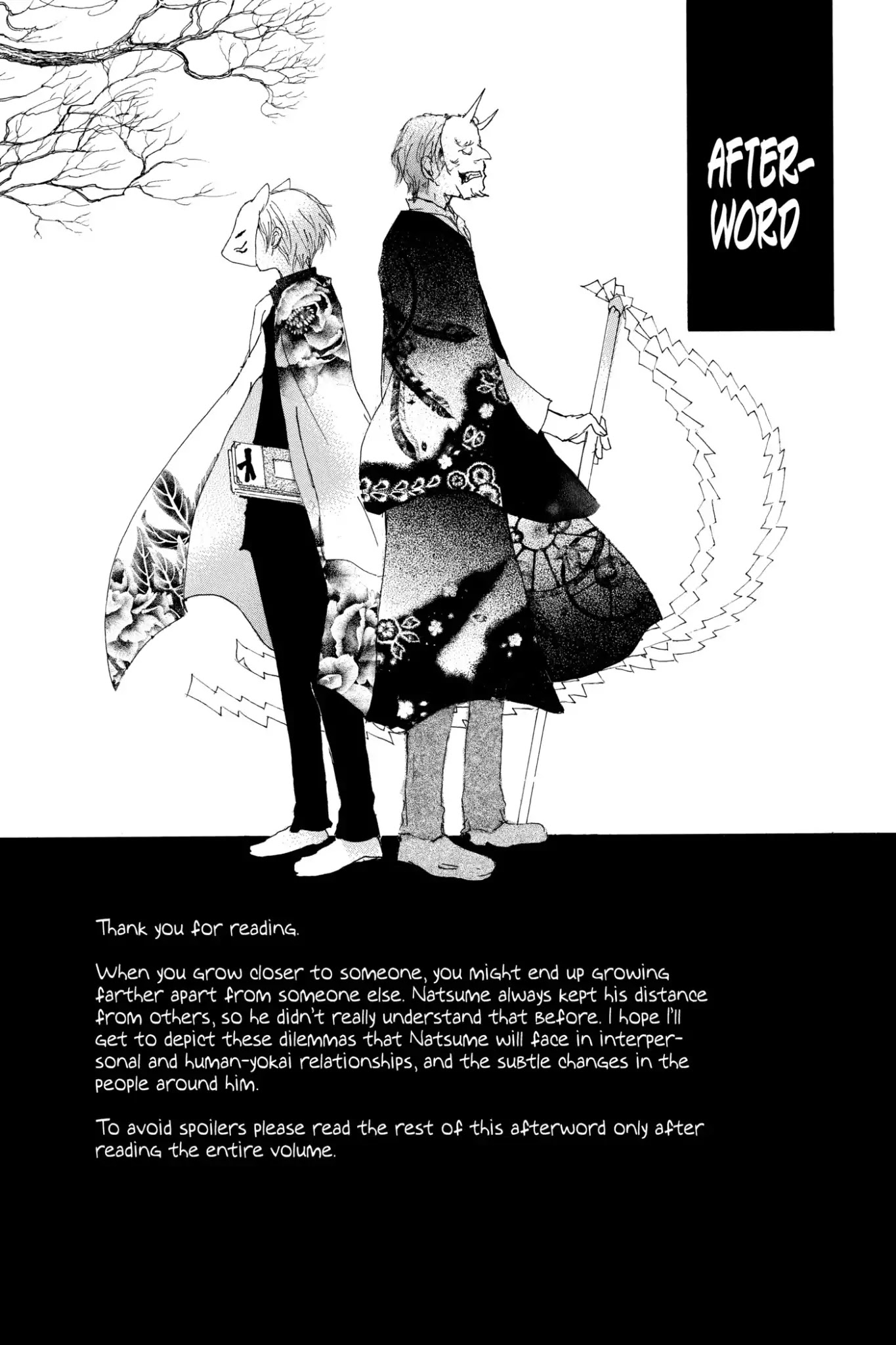 Natsume Yuujinchou chapter 63.6 page 1