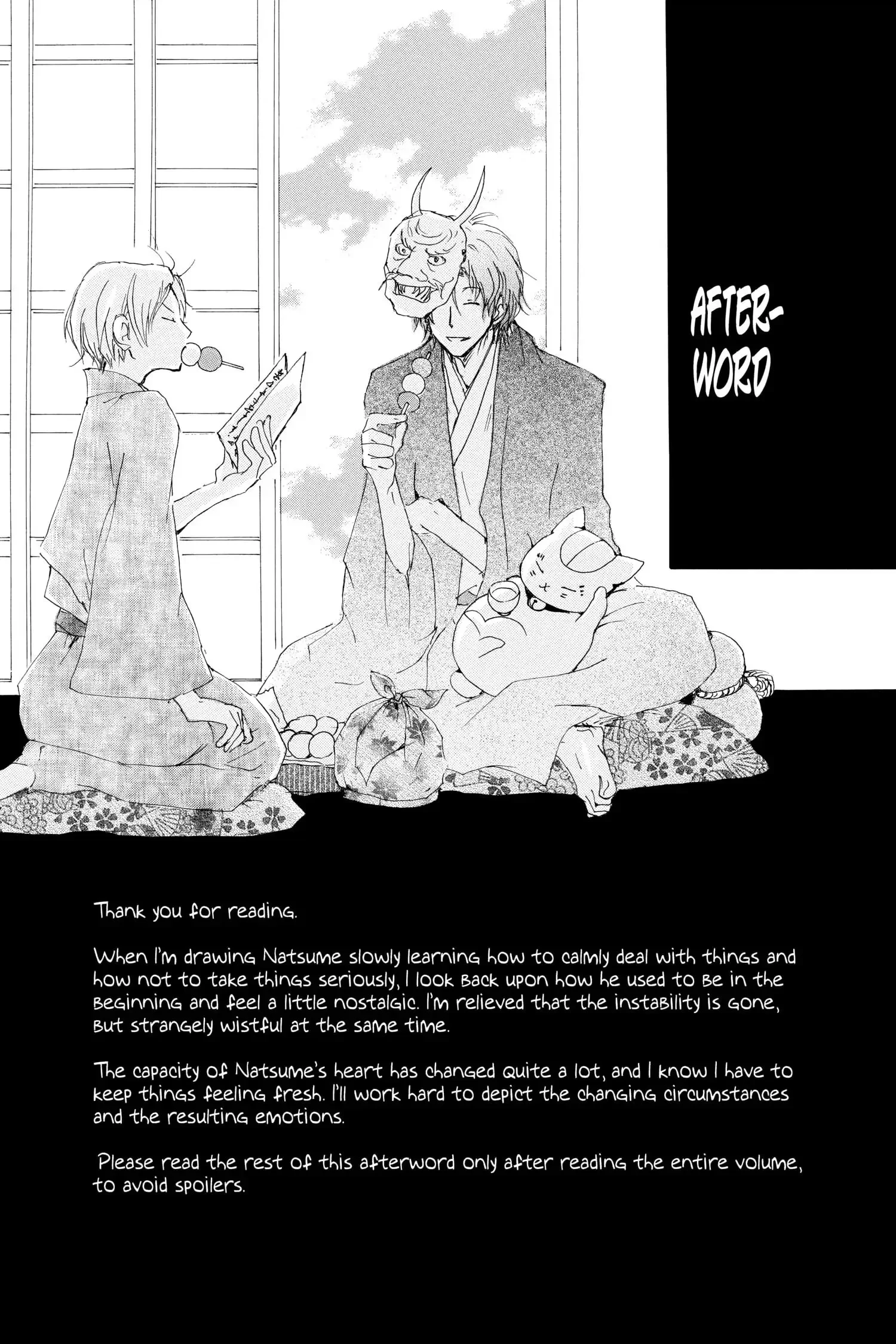 Natsume Yuujinchou chapter 70.3 page 1