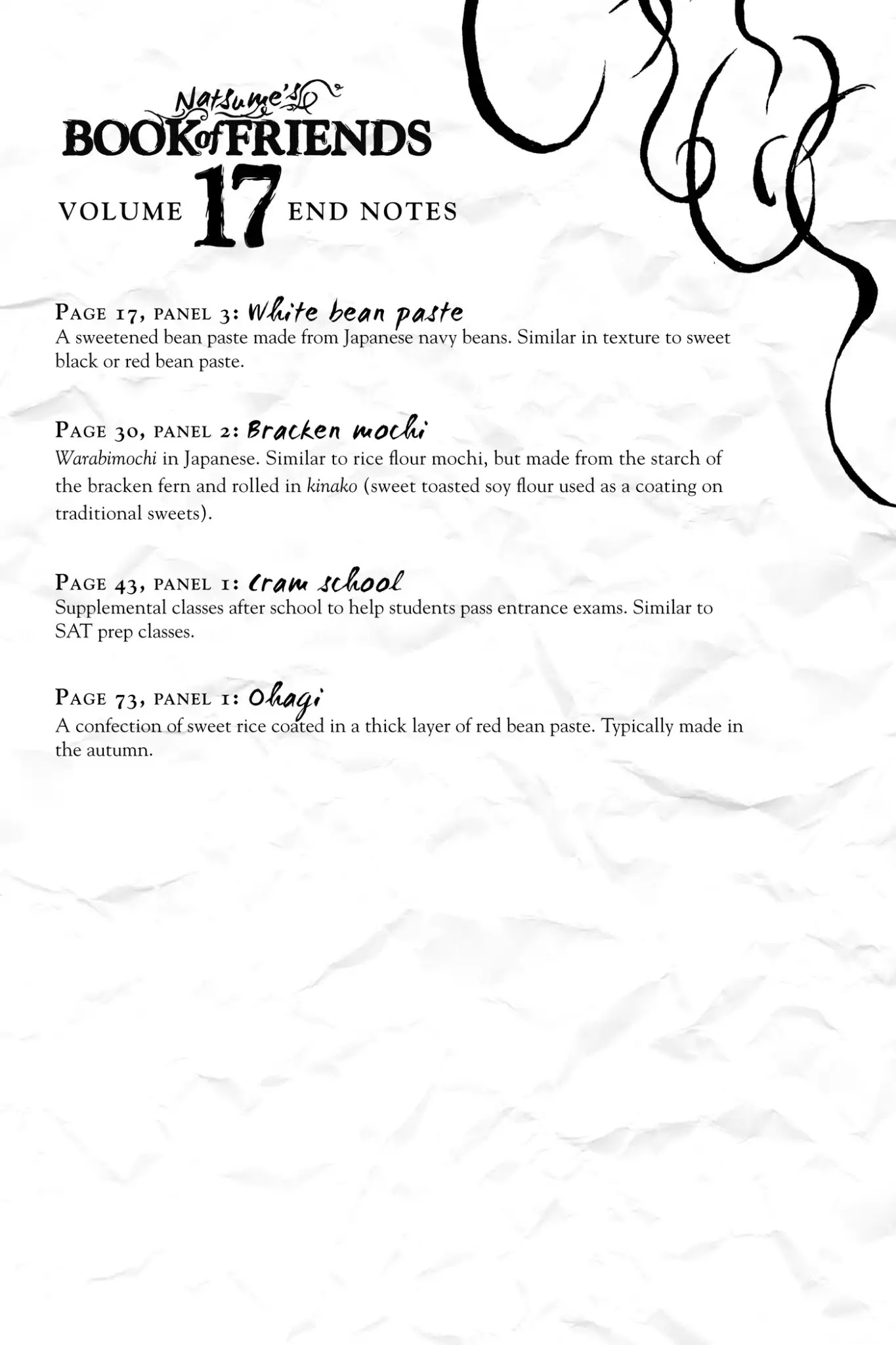 Natsume Yuujinchou chapter 70.8 page 1