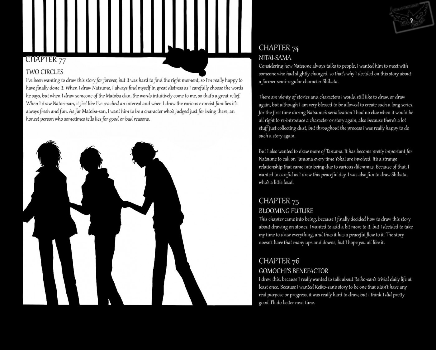 Natsume Yuujinchou chapter 77 page 46