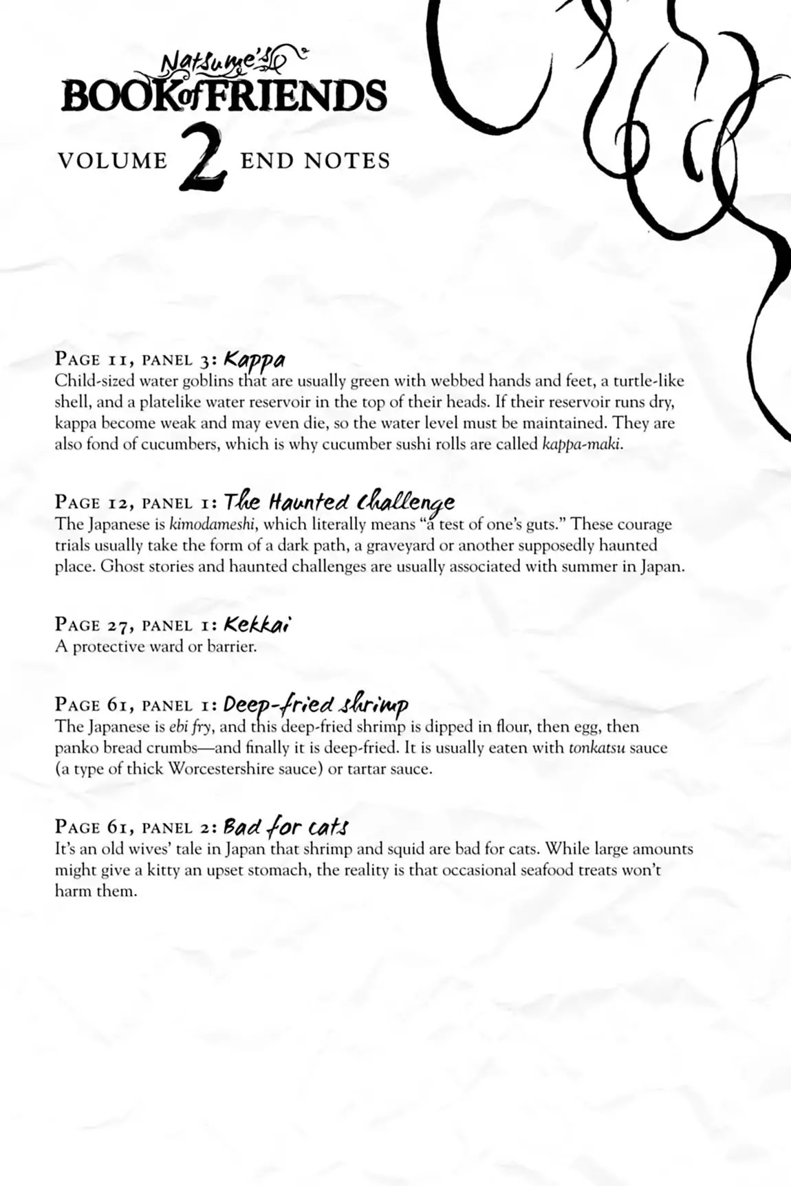 Natsume Yuujinchou chapter 8.6 page 1