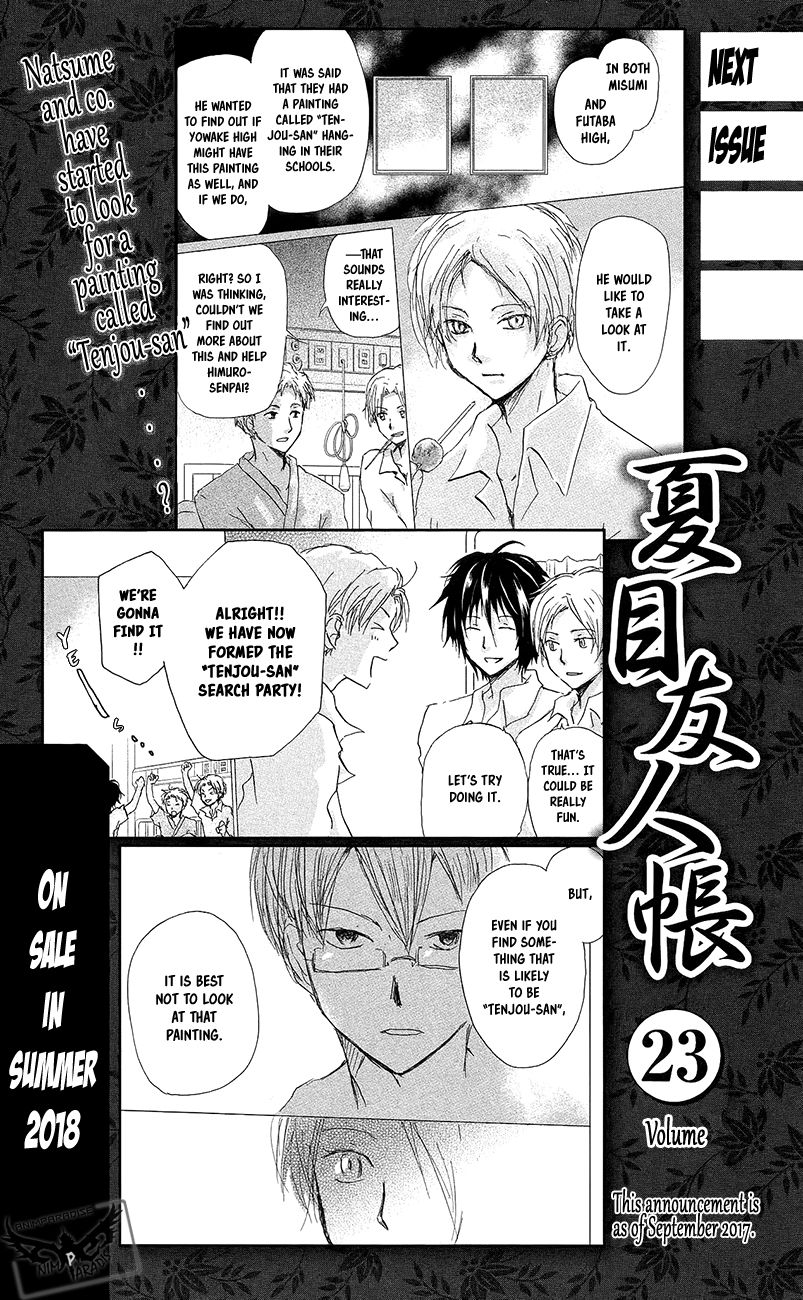 Natsume Yuujinchou chapter 89.6 page 8