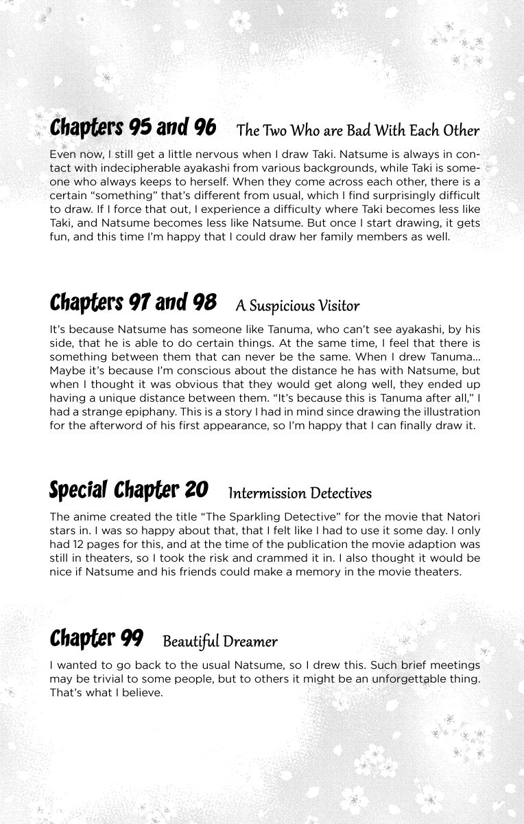 Natsume Yuujinchou chapter 99 page 35