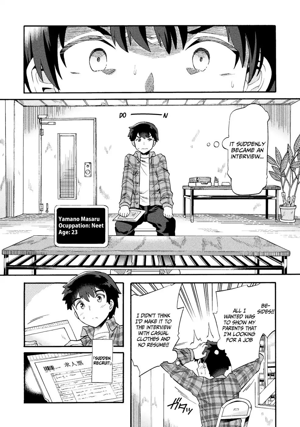 NEET dakedo Hello Work ni Ittara Isekai ni Tsuretekareta chapter 1 page 4