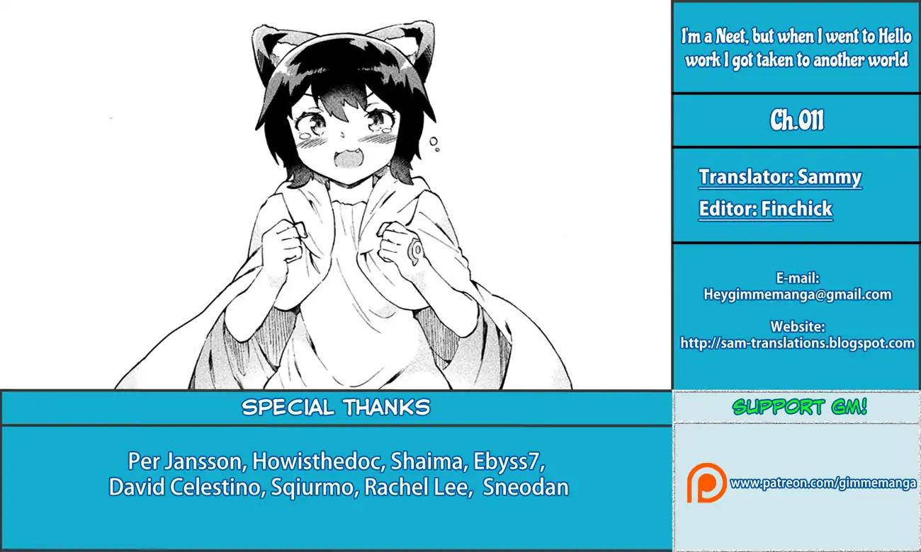 NEET dakedo Hello Work ni Ittara Isekai ni Tsuretekareta chapter 11 page 1
