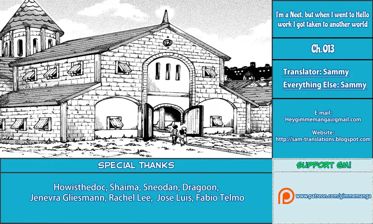 NEET dakedo Hello Work ni Ittara Isekai ni Tsuretekareta chapter 13 page 1