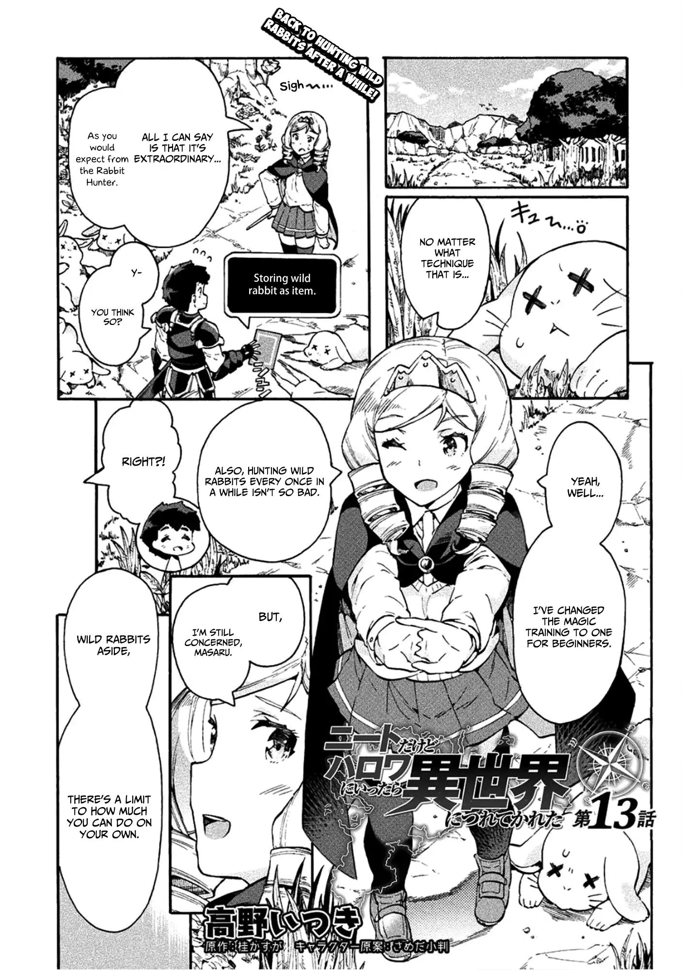 NEET dakedo Hello Work ni Ittara Isekai ni Tsuretekareta chapter 13 page 2