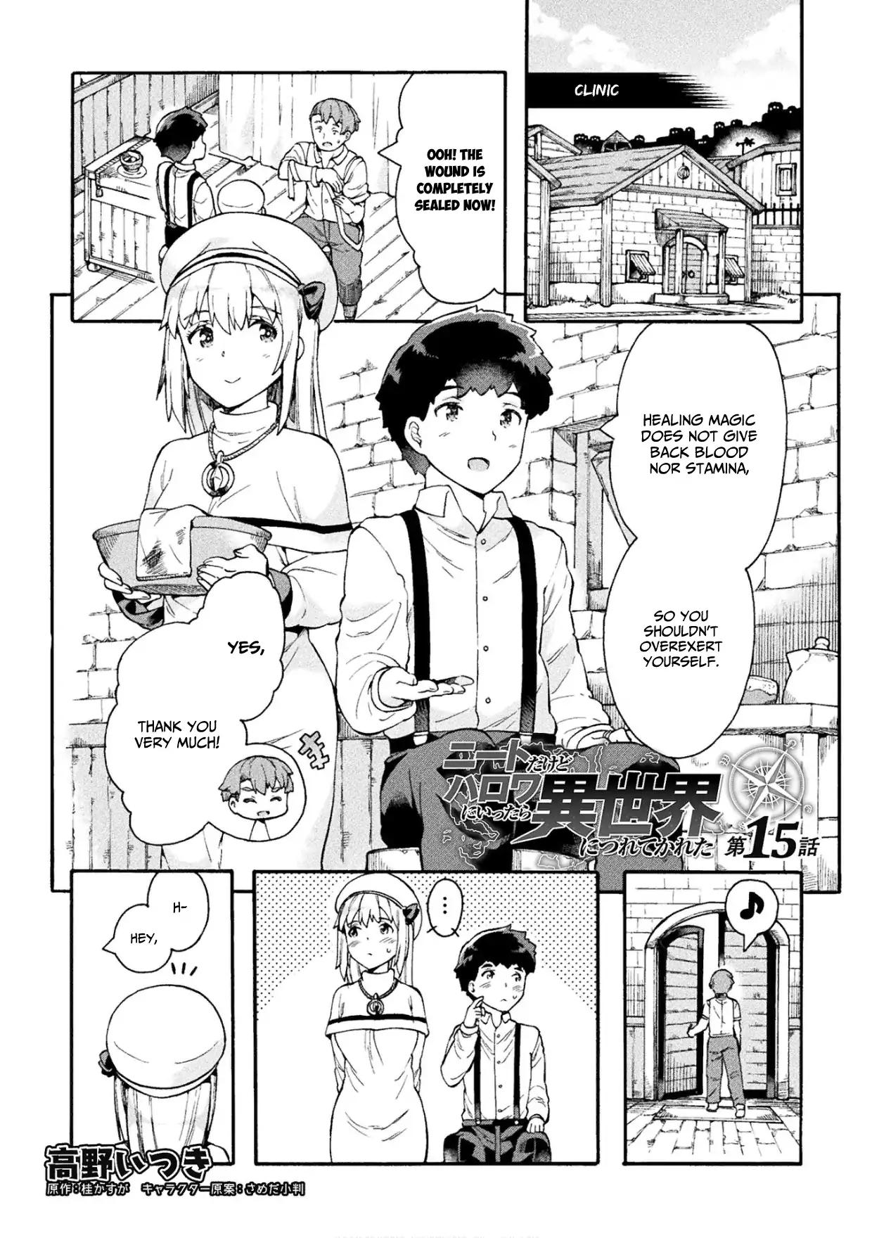 NEET dakedo Hello Work ni Ittara Isekai ni Tsuretekareta chapter 15 page 2