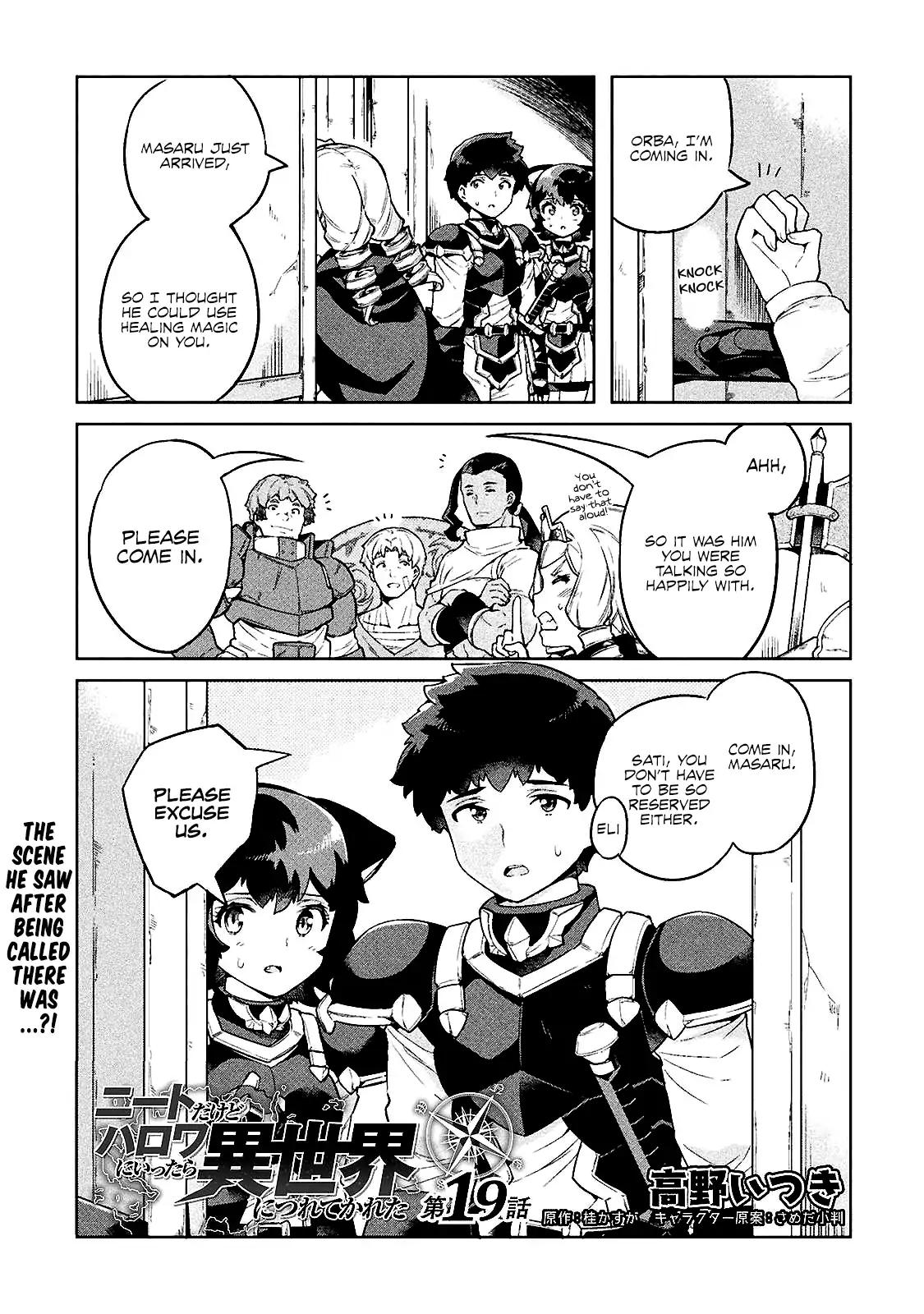 NEET dakedo Hello Work ni Ittara Isekai ni Tsuretekareta chapter 19 page 2