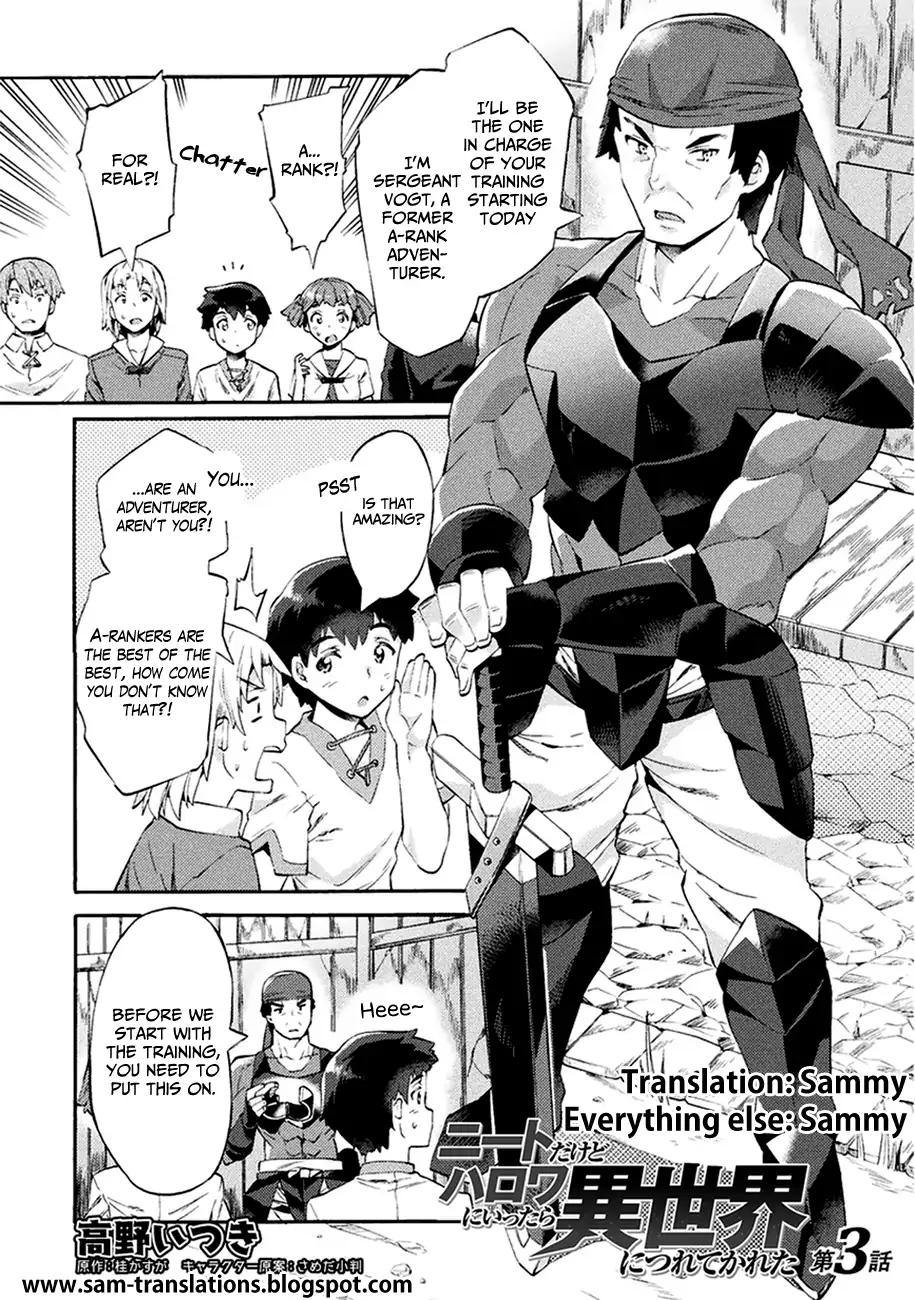 NEET dakedo Hello Work ni Ittara Isekai ni Tsuretekareta chapter 3 page 2