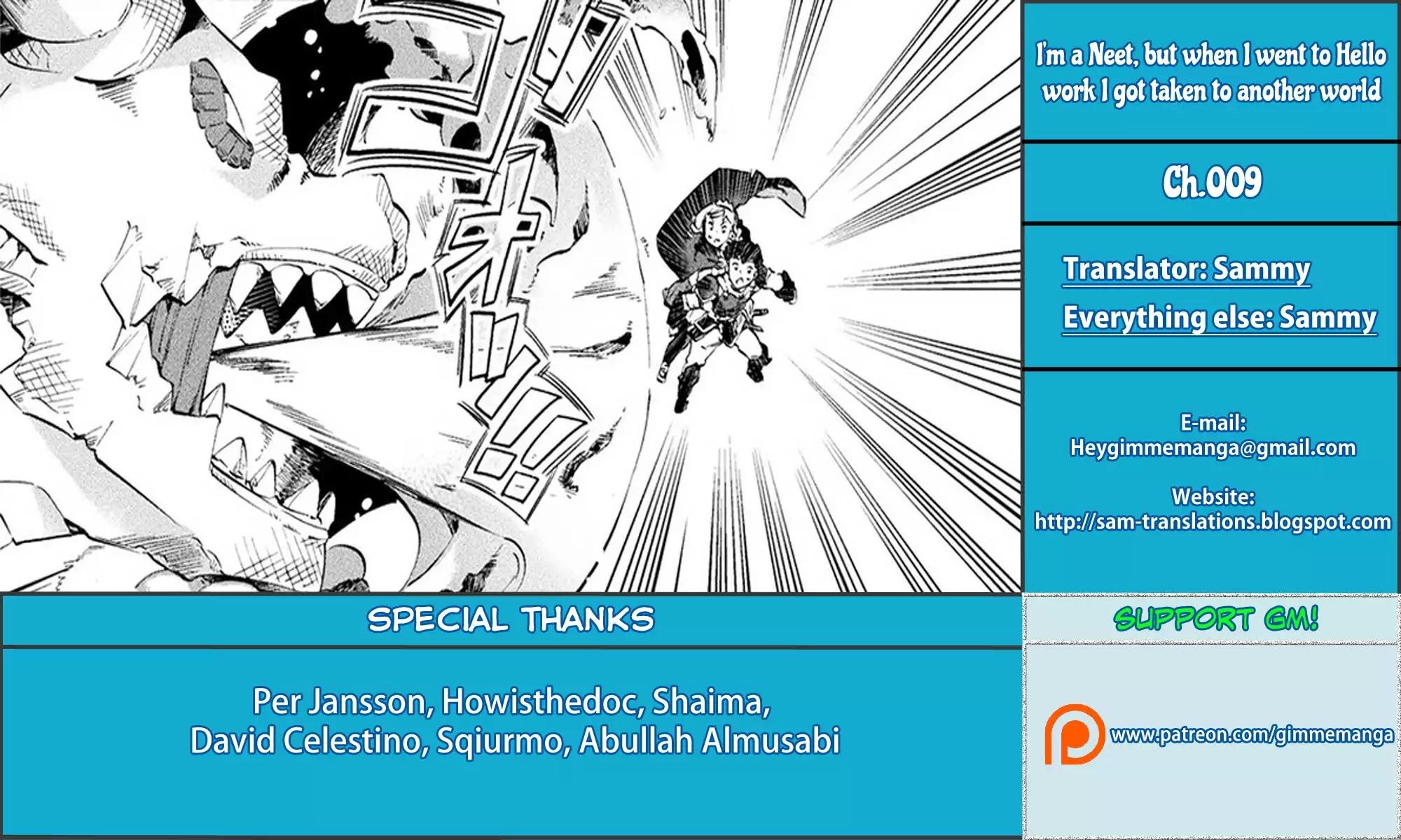 NEET dakedo Hello Work ni Ittara Isekai ni Tsuretekareta chapter 9 page 1