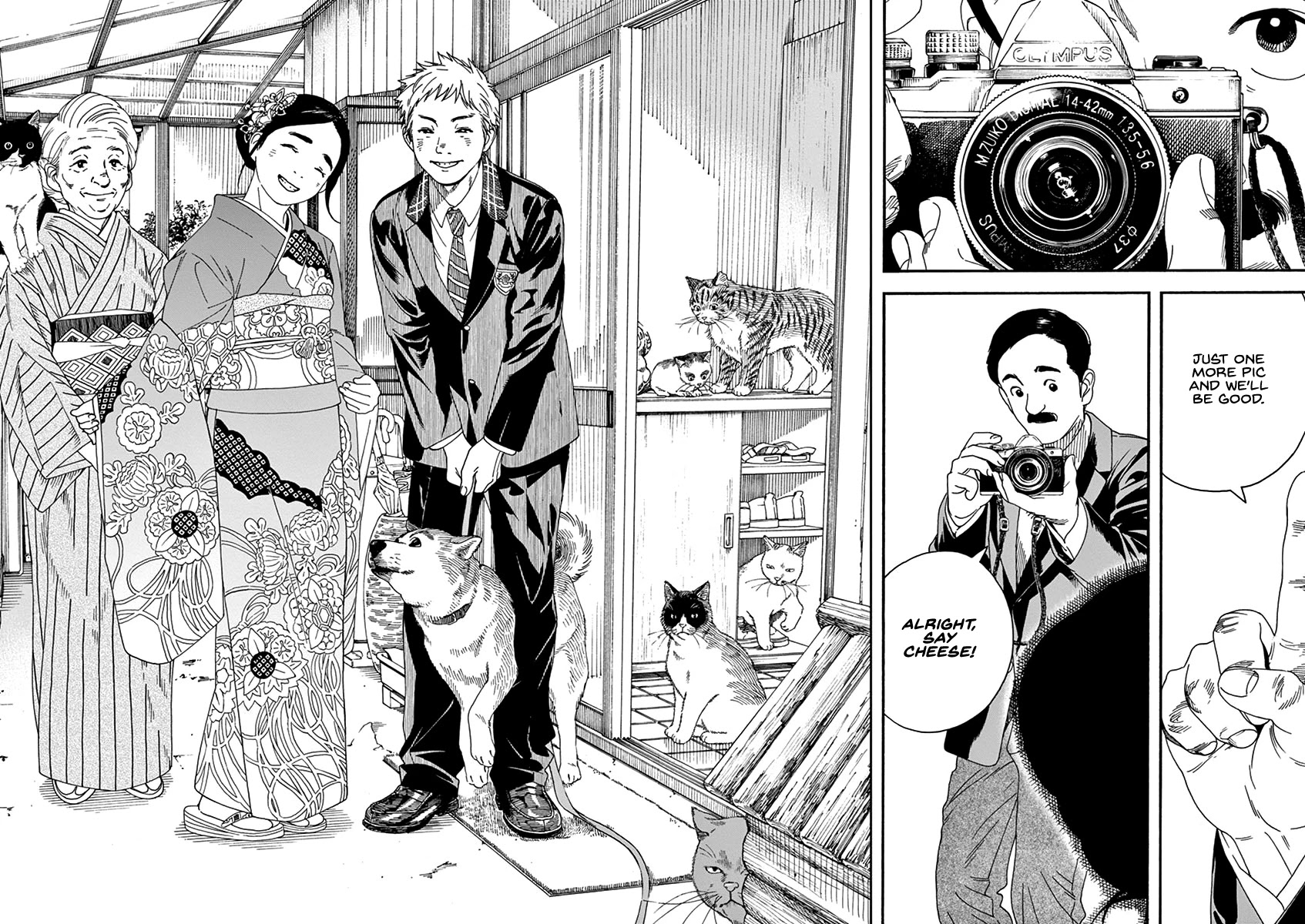 Neko no Otera no Chion-san chapter 64 page 14