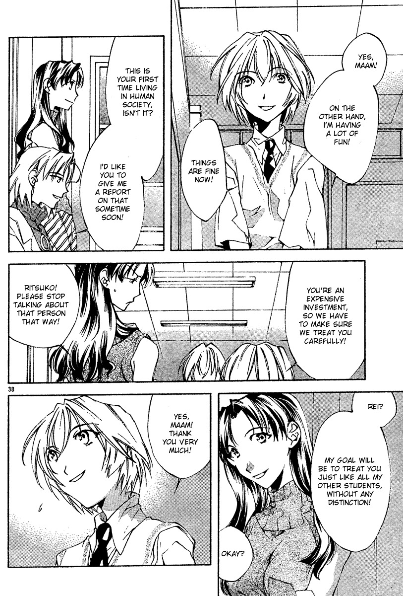 Neon Genesis Evangelion: Koutetsu no Girlfriend 2nd chapter 3 page 38